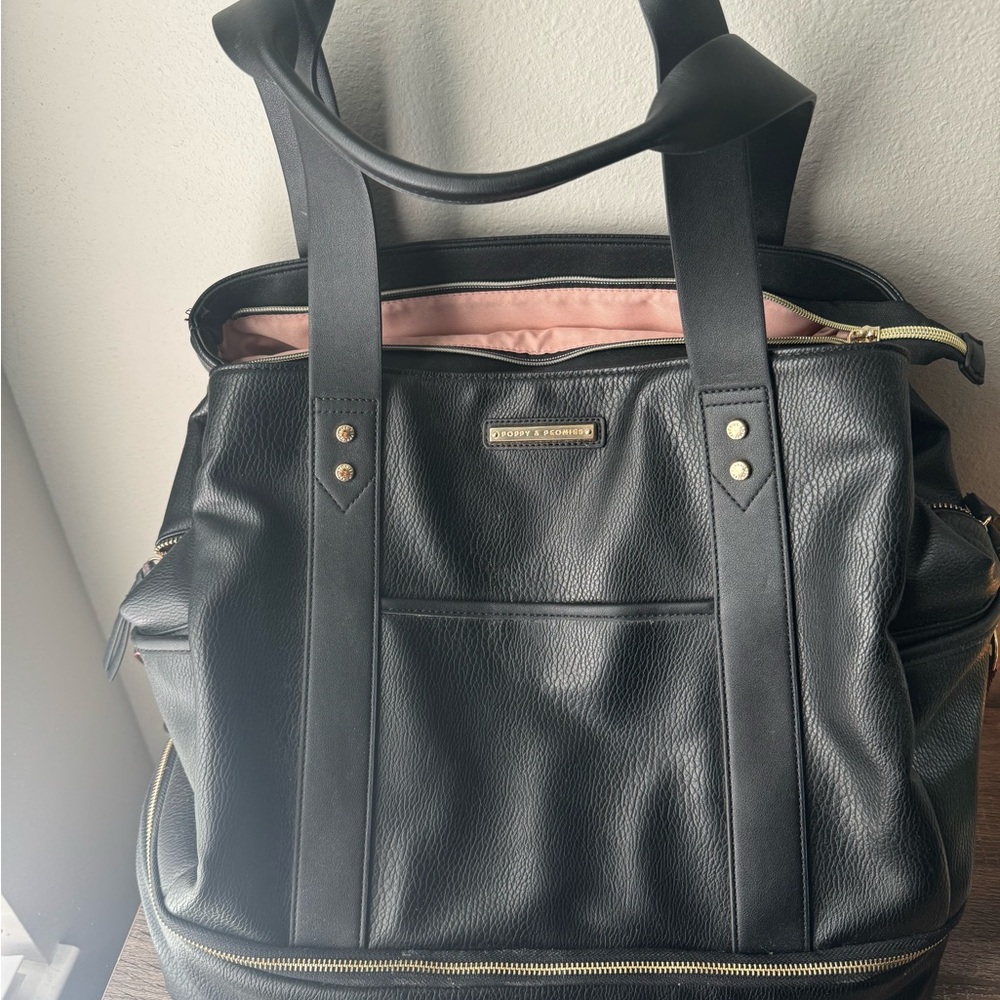 Poppy and Peonies travel bag